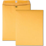 Quality Park High Bulk Clasp Envelopes, Gummed, Brown Kraft, 10 x 13, 100 per Box, (37892)