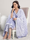 Libas Women'S Cotton Kurta Set (400225O_Lavender_Xl)
