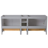 Fresca Oxford 83 Gray Traditional Double Sink Bathroom Cabinets - Cabinet Only (Sink Not Included)