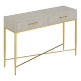 Convenience Concepts Ashley Console Table Beige/Gold -Like New
