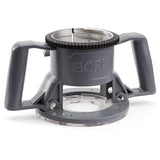 BORA Tools PM-6210 Fixed Router Base for Bora Router Motor PM-6200 Ergonomic Handles, Solid Cast Aluminum with Micro Adjustable