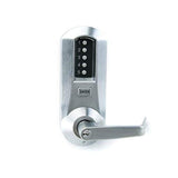 Simplex - 5021XSWL26D Kaba 5000 Series Cylindrical Mechanical Pushbutton Lock, 13mm Throw Latch, Floating Face Plate, 70mm Backs