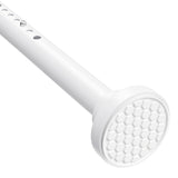 MEXAU White Shower Curtain Rod 40-78 Inch Adjustable 1.26 Inch Diameter Tension Curtain Rod No Drill, Tension Rod for Window, Be
