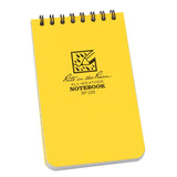 Rite In The Rain Weatherproof Top Spiral Notebook, 3 X 5, Yellow Cover, Universal Pattern (No. 135)