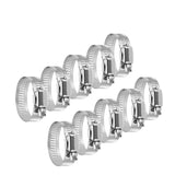 B K Jagan & Co Adjustable Fuel Petrol Pipe Hose Clips Stainless Spring Clamp(Pack Of 10) (0.75 Inch)