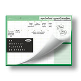 Anupam Monthly Planner Pad, Soft Back Desk Planner Notepad, Tear-Off Organiser Notepad, To-Do List Notebook, Productivity Planne