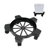 CNQLIS 5 Gallon Heavy Duty Drum Dolly with 5 Swivel Wheel Casters 77 Pound Capacity Drum CartAnti-Tipping for Flower Pots and Bu