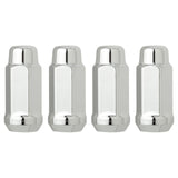 DPAccessories Chrome M14x1.50 Lug Nuts for Aftermarket Wheels - Closed End XL Bulge Acorn - 48mm (1.9) Tall - 19mm (3/4) Hex - P