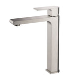 Fresca Fft9152Bn Allaro Single Hole Vessel Mount Bathroom Vanity Faucet, Brushed Nickel