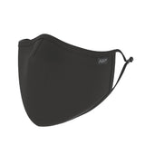 AIR+ Reusable Face Mask, Multi-Layer, Washable, Breathable, for Men & Women, Anti-fog for Glasses, Adjustable Ear Loops, Black M