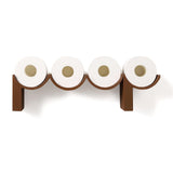 SDGCMNY Poop Toilet Paper Holder Stand 3D Printed Storage Shelf, Brown Funny Bathroom Whimsical Wall Decor, Functional Cute Quir