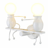 SOUTHPO LED Metal Wall Light Fixtures Childhood Seesaw Little People Wall Lamps Bedroom Mini Doll Bedside Lamp Modern Children C