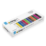 KINGART 57512 TEMPERA PAINT Sticks, Set of 12 Rich Colors, Solid Tempera Paint for Kids, Super Quick Drying, NonToxic, Work Gr