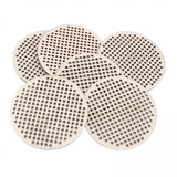 Zoomella 2X30X Cross Stitch Pendant Blank Wooden For Counted Embroidery 6.5Cm Roundcrafts|Needlecrafts & Yarn|Embroidery & Cross