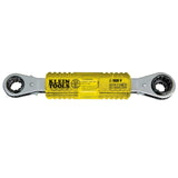Klein Tools KT223X4INS Linemans Insulating 4in1 Box Wrench