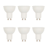 50 Watt Equivalent MR16 Flood Dimmable Bright White LED Light Bulb, GU10 Base, 6 Pack