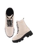 Shoetopia Casual Mid Top Cream Boots For Women & Girls /Eu36,Beige,3,B0DJ8PM2P4