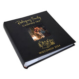 Personalized Photo Album, Custom Engraved Picture Album, Holds 200 4 x 6 Photos, Leatherette and Laser Engraved Scrapbook, Campi