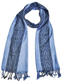 Kosweem Border 3D Fashionable Woolen Winter Wear Thin Scarf/Stole/Shawl For Baby Girls Womens(Grey)