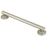 Moen YG0718BN Bathroom Safety 18Inch Stainless Steel Modern Bathroom Grab Bar, Brushed Nickel