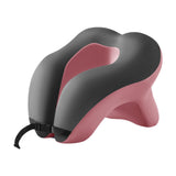 Calandis Head Support Neck Pillow Ergonomic U Shape Pillow For Airplane Home Car Pink | Travel Pillows | Travel Accessories