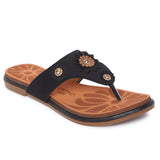 Ortho Joy Extra-Soft Fancy Doctor Slippers For Women - Orth_Wsp14_Blk_39,Black,5,B09WDWKY2J