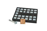 Tandy Leather Craftool? 3/4 (19 mm) Standard Alphabet Set 813100