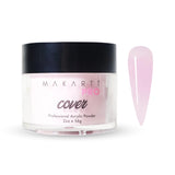 MakarttPro Acrylic Powder - 56g/2oz Nail Cover for Extension, Perfect for Professional Private Nail Technicians - Color: Rosy Ve