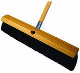 Model 724 Horsehair Floor Broom 24inch Wide, 3inch Trim, 48inch Handle Premium 100% Horsehair Broom for Smooth, Dry Floors