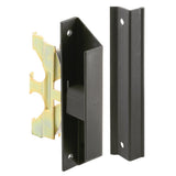 PrimeLine A 220 Black, Screen Door Latch and Pull, fits Bay Mills (Single Pack), Plastic/Steel/Zinc
