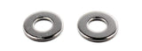 1/4 Chrome Stainless Steel Flat Washer 18-8 Flat Washer 5/8 OD (50 Pieces)