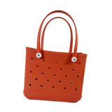 Calandis Washable Tote Bag Handbag Travel Bag With Holes Easy To Clean Beach Bag Orange | Womens Handbags & Bags