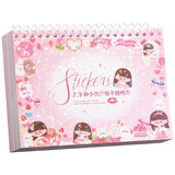 Kawaii Stickers Book For Kids & Teens 4000+ Cute Cartoon Stickers, 50 Sheets Spiral Bound Sticker Collection, Scrapbooking, Jo