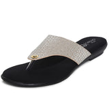 Ortho Joy Fancy Doctor Sandals|| Stylish Comfortable Casual Slippers For Women,Golden,5,B0B6FYQB8D