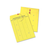 Inter-Departmental Envelopes with String & Button Closure, Yellow