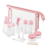 Vitog Travel Bottles Kit, TSA Approved Leak Proof Portable Toiletry Containers Set, Clear PET Flight Size Cosmetic Containers fo