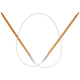 Chiaogoo Circular 24Inch (61Cm) Bamboo Dark Patina Knitting Needle; Size Us 6 (4Mm) 20246