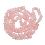 PLTbeads Gemstone Chips Natural Pink Rose Quartz 3-5mm Healing Crystals Waist Bracelets Necklace Kit Irregular Stone DIY Crafts