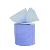 Ribbon Bazaar Plain Sheer Organza 7/8 Iris 25yd Spool 100% Nylon Ribbon