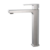Fresca Fft9152Bn Allaro Single Hole Vessel Mount Bathroom Vanity Faucet, Brushed Nickel
