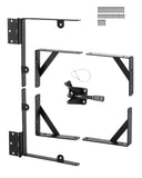 VEVOR Gate Corner Brace Bracket, Anti Sag Gate Frame Hardware Kit, Gate Frame Brace Bracket with Latch Lock Rope, Latch Lock, fo