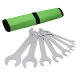 Grip 7 pc Super Thin Open End Wrench Set Includes 3/8 x 7/16, 1/2 x 9/16, 5/8 x 11/16, 3/4 x 13/16, 7/8 x 15/16, 1 x 11/16, 1