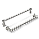 khtumeware 5 Pack 10 inch(256mm) Hole Center Brushed Nickel Cabinet Pulls Solid Heavy-Duty Satin Nickel Kitchen Cabinet Hardware
