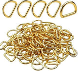 Barbuddy D Ring Buckle Strap Semi Circular, D Shaped Loop Small DRing For Purse, Bag Making, Hanging & Decorative Accessories