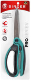 SINGER 00565 91/2Inch ProSeries Spring Assist Scissor with Comfort Grip, Teal