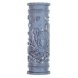 Turkey Picnic Clay Texture Roller (4) - Thanksgiving Set #01 - Embossing Pattern Roller for Polymer & Ceramic Clay, Pottery & Cr