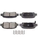 ECCPP D905-7784 Rear Ceramic Disc Brake Pad Set - Fit for INFINITI EX35 (2008-2012), EX37 (2013), FX35 (2003-2012), FX37 (2013),