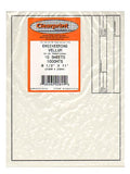 Clearprint Vellum Sheets with Engineer Title Block, 8.5x11 Inches, 16 lb., 60 GSM, 1000H 100% Cotton, 10 Sheets/Pack, Translucen