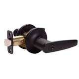 Design House 779157 Delavan Keyed Entry Door Lever Matte Black