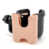 Accmor Stroller Cup Holder with Phone Holder, Bike Cup Holder, Universal Cup Holder for Uppababy Nuna Doona Strollers, 2-in-1 Cu